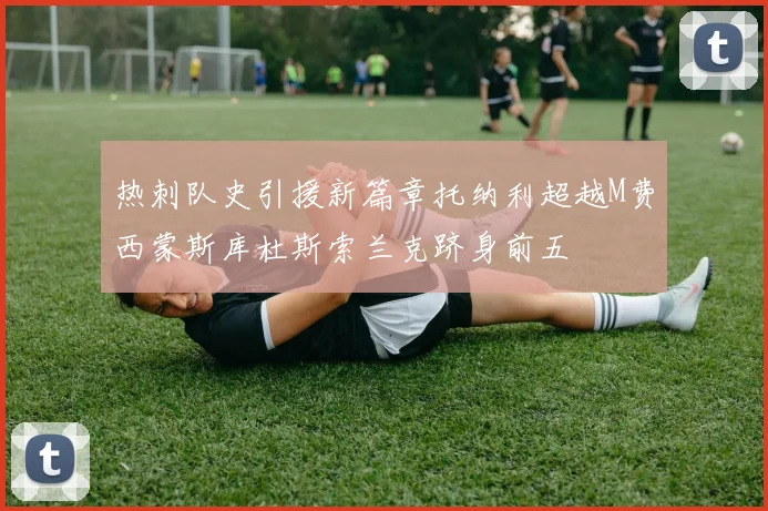 热刺队史引援新篇章托纳利超越M费西蒙斯库杜斯索兰克跻身前五